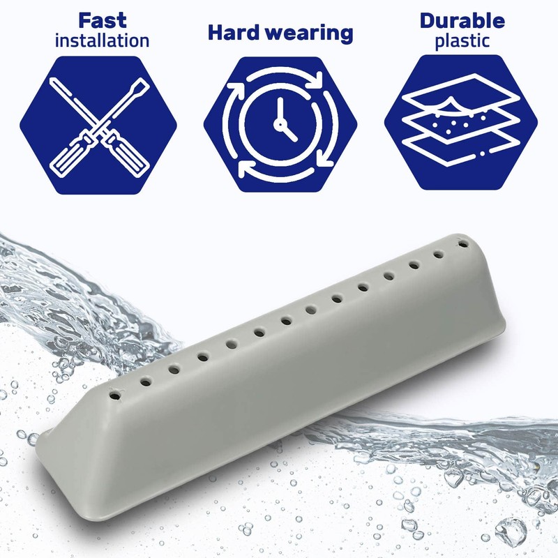 Washing Machine Drum Paddle 238 mm x 54 mm with