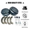 Golf Cart Rear Brake Drums Kit with Brake Shoes &