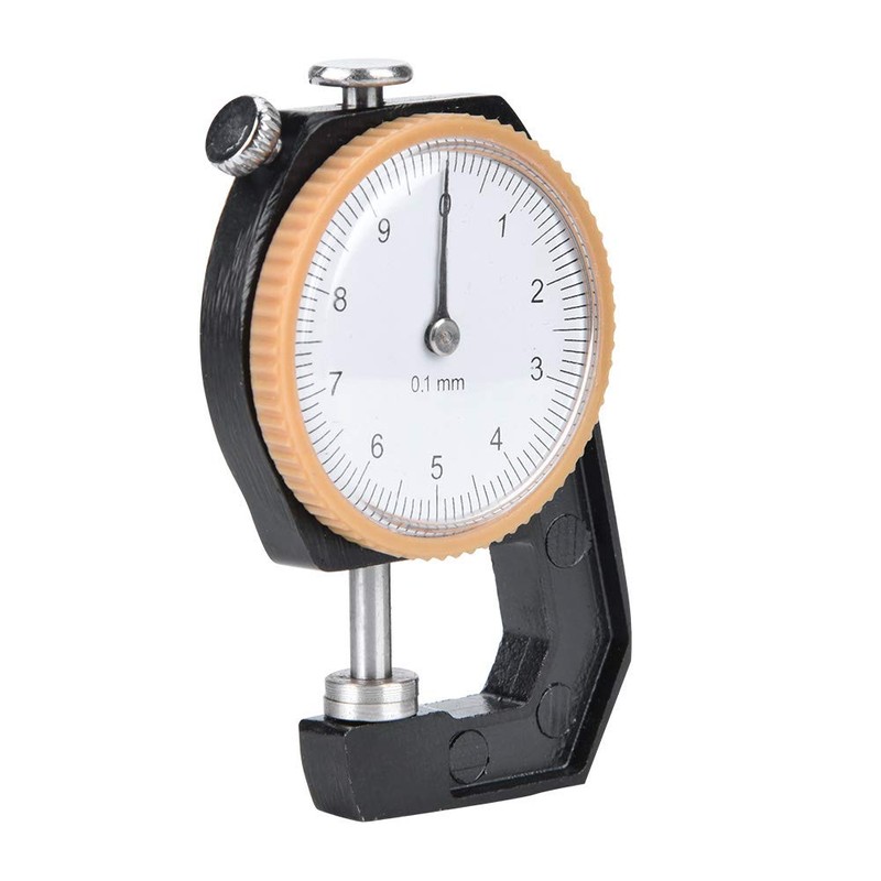 Pssopp Digital Thickness Gauge Round Dial Thickness Gauge Meter Paper
