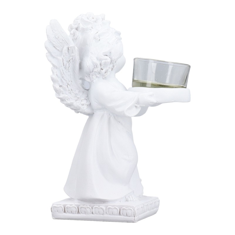 Angel Candle Holder Retro Cute Romantic Decorative Figurine Tealight Holder