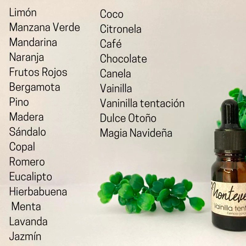 Montevela Esencias Para Difusor Paquete 3 Aceites Esenciales Cosmetico