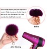 Fluffy Faux Raccoon Fur Pompoms - 12pcs Handmade Hairy Ball