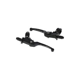 Set: Brake and Clutch Lever Assembly with Folding Lever Racing Black