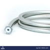 Duro Shower Hose, Light Silver Plastic Shower Hose, Flexible and
