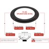 Infinity 10 Inch Foam Speaker Repair Kit FSK-10i (Pair)