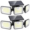 Sunenvoy 2 Pack 180 LED Solar Flood Light Outdoor,Motion Sensor