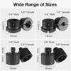 8Pcs Mic Thread Adapter Kit 5/8 to 3/8 Mic Screw