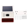 Solar Alarm Wireless DC 5V 433MHz 100dB Infrared Sensor IP65