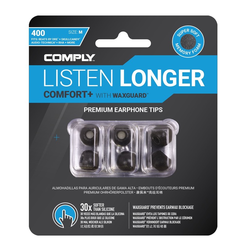 COMPLY Tsx-400 BLK medium earbuds x3
