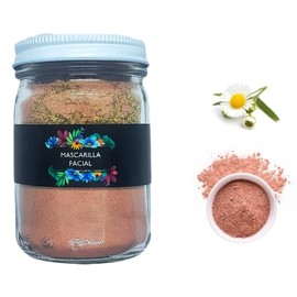 Pasión Orgánica | Mascarilla Facial Antiedad Piel Sensible Rejuvenece Arcilla Rosa y Aceite de Chia