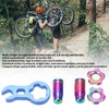 RISK 7pcs Titanium Alloy Bicycle Presta Valve Cap Strong Hardness