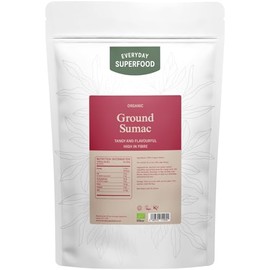 Everyday Superfood Organic Ground Sumac Spice Powder 50g | Ideal for Seasoning and Tea Sumak Herb