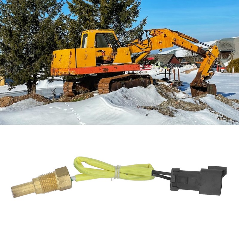 Water Temperature Sensor Brass Excavator Engine Temp Sensor 7861‑93‑3520 for