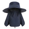 Sun Hat UV Protection Cap Wide Brim Nylon Breathable Quick