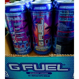 GFUEL MIAMI NIGHTS New Limited Edition 16oz Cans Energy Drink
