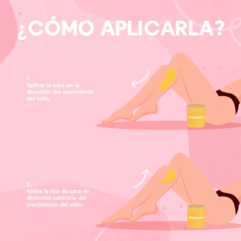 Kit De Tarro De Cera Española Con Refill 1minpretty