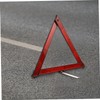 Healeved 3pcs Reflective Road Emergency Triangle Kit Warning Sign for