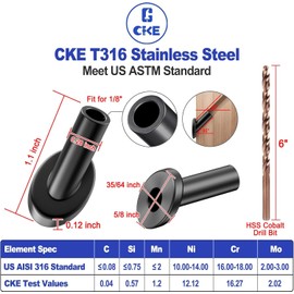 [Patent] CKE 20 PCS Black 45 Degree Angle Cable Railing Corner Protector Sleeve Beveled for 1/8" Wire Rope Cable Railing, T316 Marine Grade Stainless Steel Wood Post Protector with Drill Bit