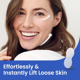 NURIVE Invisible Face Lift Tape (80 Tapes) | Collagen Face Lift Tape | Forehead Wrinkle Patches for Saggy Skin