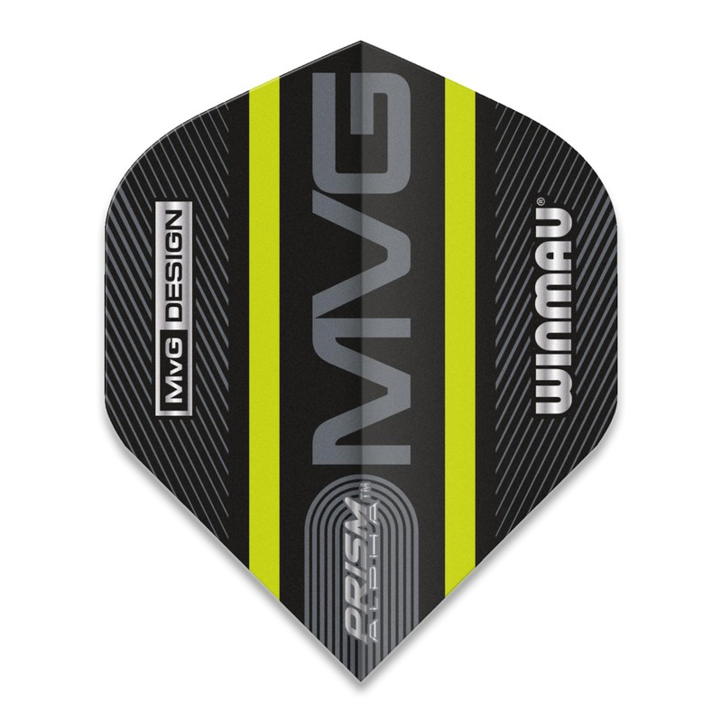 WINMAU Prism Alpha Michael Van Gerwen MvG Black and Green