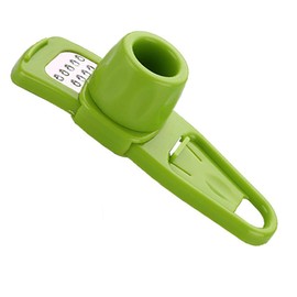 HG HGROPE Vegetable Cutter-Stainless Steel Multifunction Pressing Garlic, Green