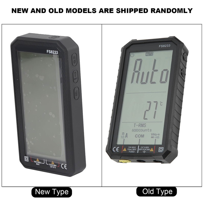 FS8233 Digital Multimeter Ultra Thin Full Screen Intelligent Automatic High