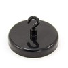 FIRST4MAGNETS Ferrite Black Painted Clamping Magnet with M4 Hook for