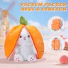 MIAODAM Cuddly Bunny Stuffed Animal, Kawaii Squishy Cute Easter Bunny