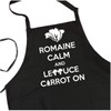 ApronMen, Romaine Calm Out Adjustable BBQ Apron for Men, Black,