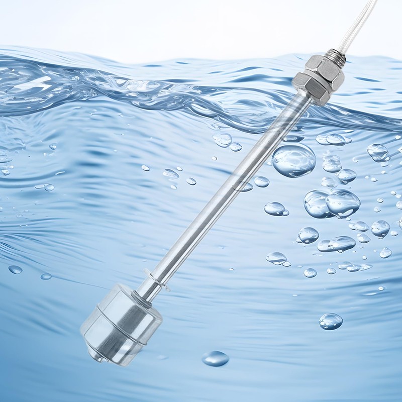 Water Float Switch, Stainless Steel, 150 mm Vertical Water Level