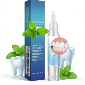 Gum Repair Gel for Receding Gums,Teeth Whitening Essence Pen,Gum Shield Soothing Gel,Soothes in/flam-mation, Reduces Bleeding & Bad Breath, Promotes Natural Gum Tissue Regeneration