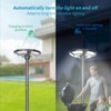 Locontifni Solar Outdoor Street Light Head with Motion Sensor and