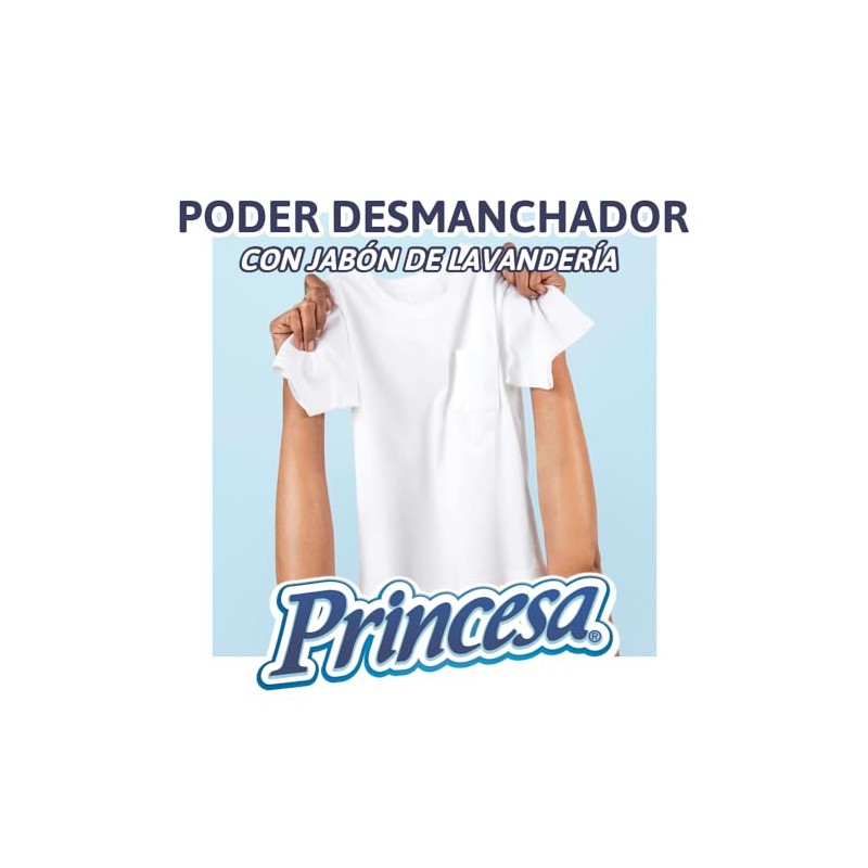 Princesa Jabón Blanco 400g, Paquete de 2 Unidades, Efectivo contra