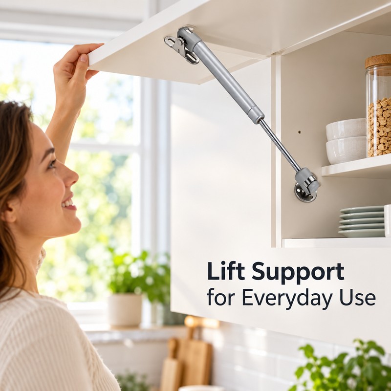Cabinet Door Gas Spring Strut for Cupboard Lid Support -