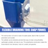 Car Flexible Oil Draining Funnel, Plastic Foldable Hand-Free Funnel, Universal