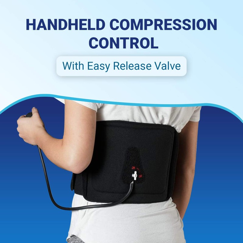 Cold Pack Compression Wrap for Knee by Icy Wrap -