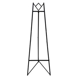 58 Inch Iron Adjustable Arts & Crafts Easels,Metal Easel Stand with Chain Support for Mirror,Floor Easels for Display Wedding Sign(Black)