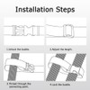 Tie Down Strap, Adjustable Nylon Strap, Car Luggage Straps, Heavy