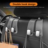 FFWTPY Pack of 2 Car Seat Double Hooks Back Hooks