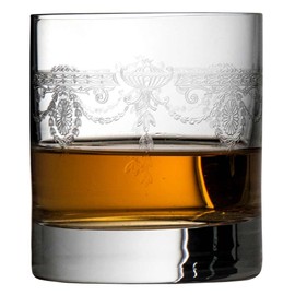 Urban Bar Old Fashioned Tumbler 1890, Lead Free Crystal with Vintage Etching 30cl Model No UB700-1