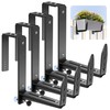 Window Box Brackets, Adjustable Planter Box Brackets, Heavy Duty Iron
