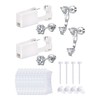 QWALIT Silver Ear Piercing Kit Ear Piercing Gun Kit Ear