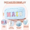 oyhqes 2Pcs Preppy Makeup Organizer Bag Set (hair,face)