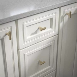 Liberty P01025C-CZ-CP 1-5/8" (40mm) Champagne Bronze Steel Bar Knob Drawer Pull