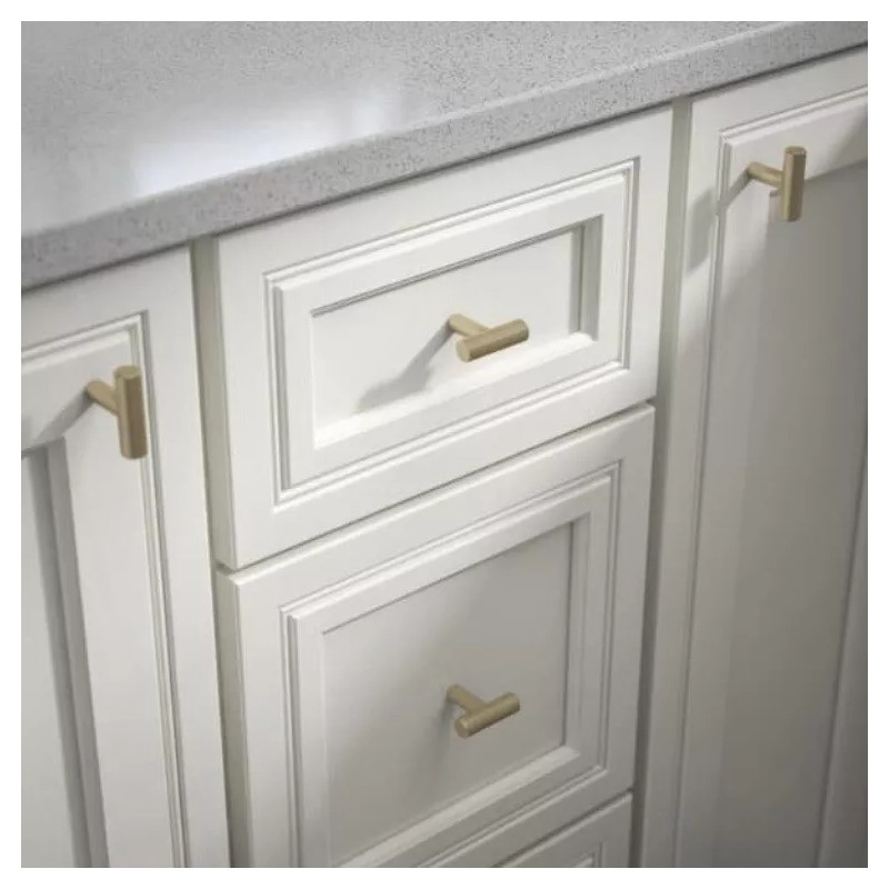 Liberty P01025C-CZ-CP 1-5/8" (40mm) Champagne Bronze Steel Bar Knob Drawer
