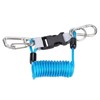 Diving Anti-lost Snappy Coil Nylon Webbing Underwater Diving Coil for