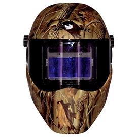 Save Phace Auto Darkening Welding Helmet Warpig RFP 40VizI4 Series - Ear to Ear Vision Welder Hood Grinding Mask with 4.3 x 3.5 Inch Internal Adjustable ADF for MIG/MAG/TIG/Plasma - 2 Sensors Solar Powered
