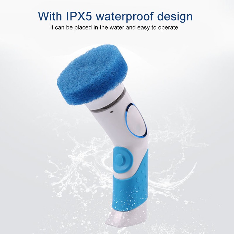 Handheld Electric Dishwasher Bowl Scrubber Cleaning Brush for Kitchen