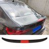 Acouto Universal Rear Trunk Lid Wing Spoiler, Glossy Black, Improve