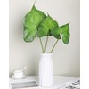 DuHouse Artificial Tropical Leaves with Long Stem–6 Pcs Real Touch